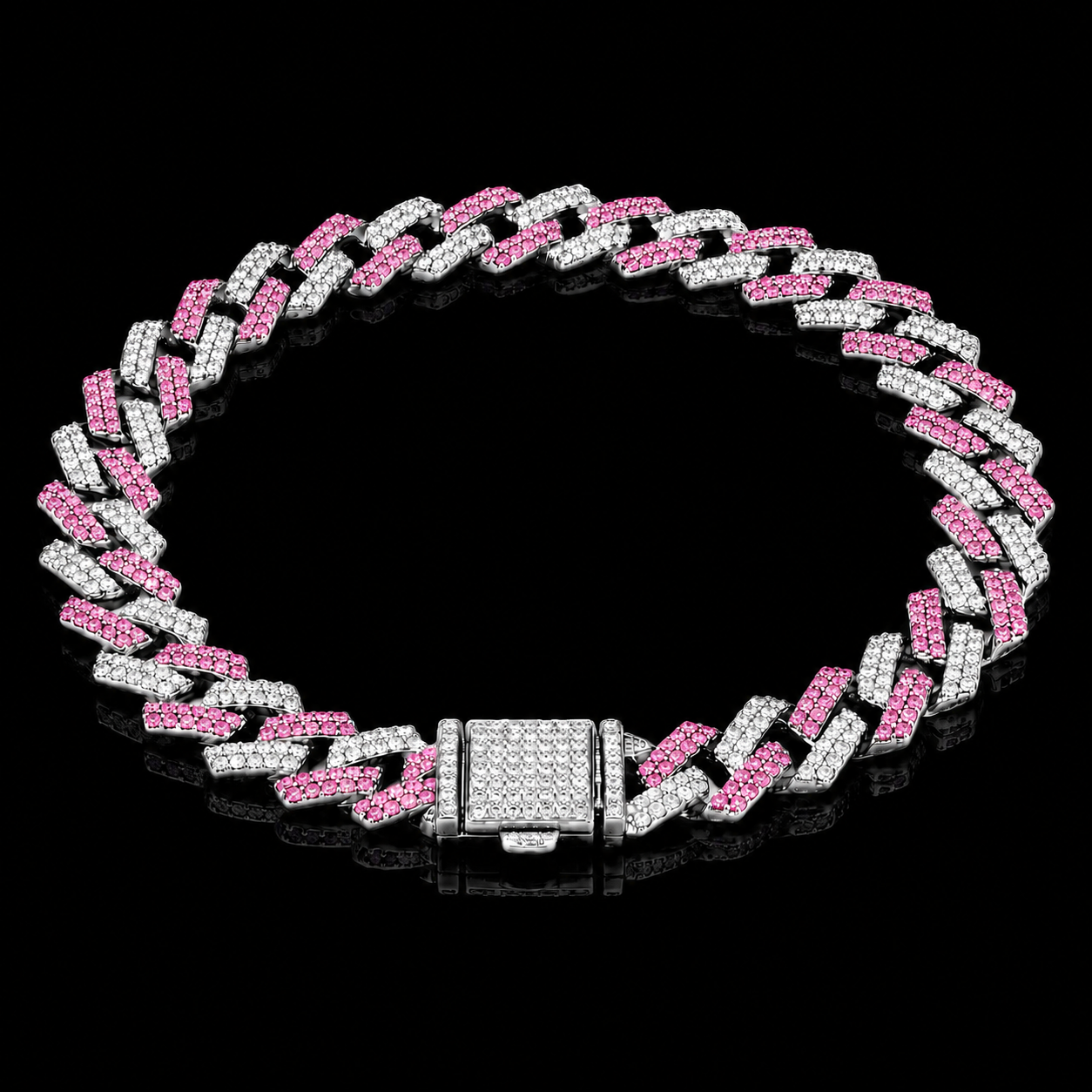 Petite Pink & Silver Chain