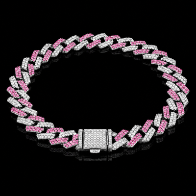 Petite Pink & Silver Chain