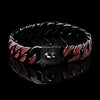 Black Red Studded Collar -The Anubis