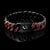 Black Red Studded Collar -The Anubis