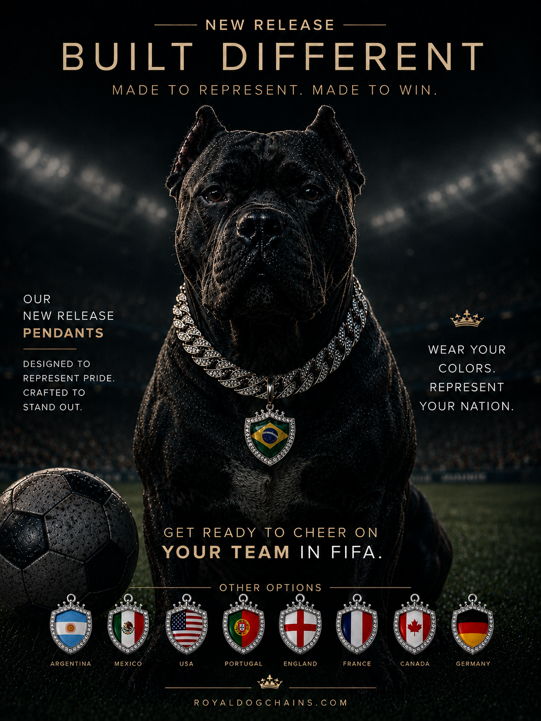 Soccer Flag Pendant Collection