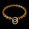 Gold Oval Link Collar