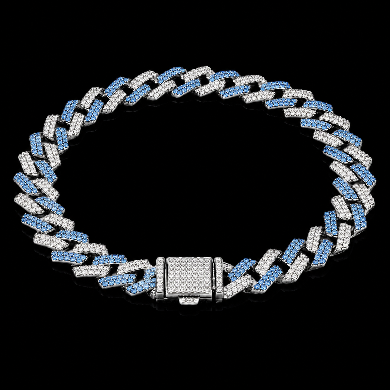 Petite Silver & Blue Chain