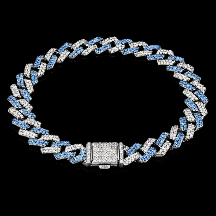 Petite Silver & Blue Chain