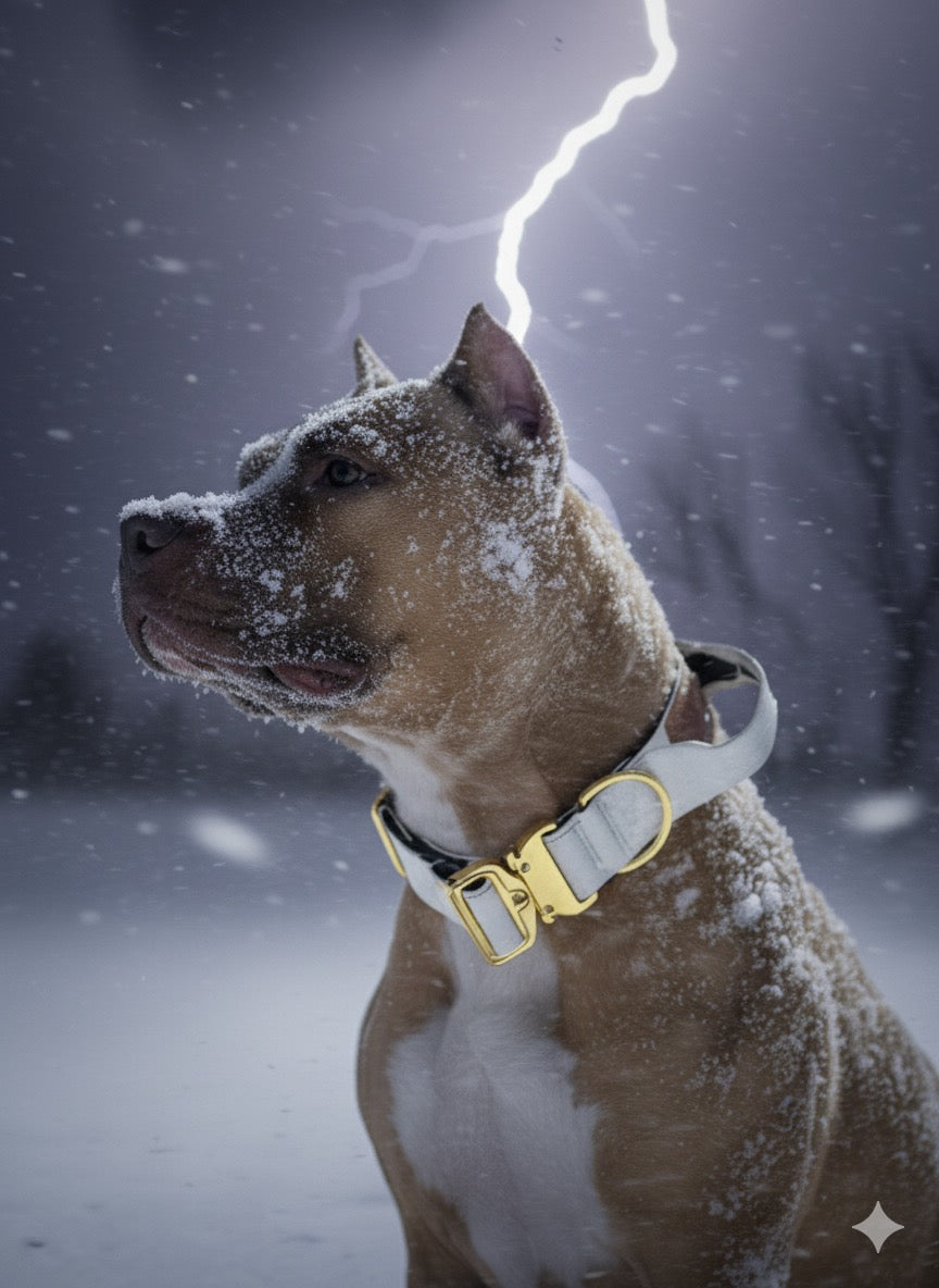 1.5" -Luxury Tactical Collar- Gold Hardwear