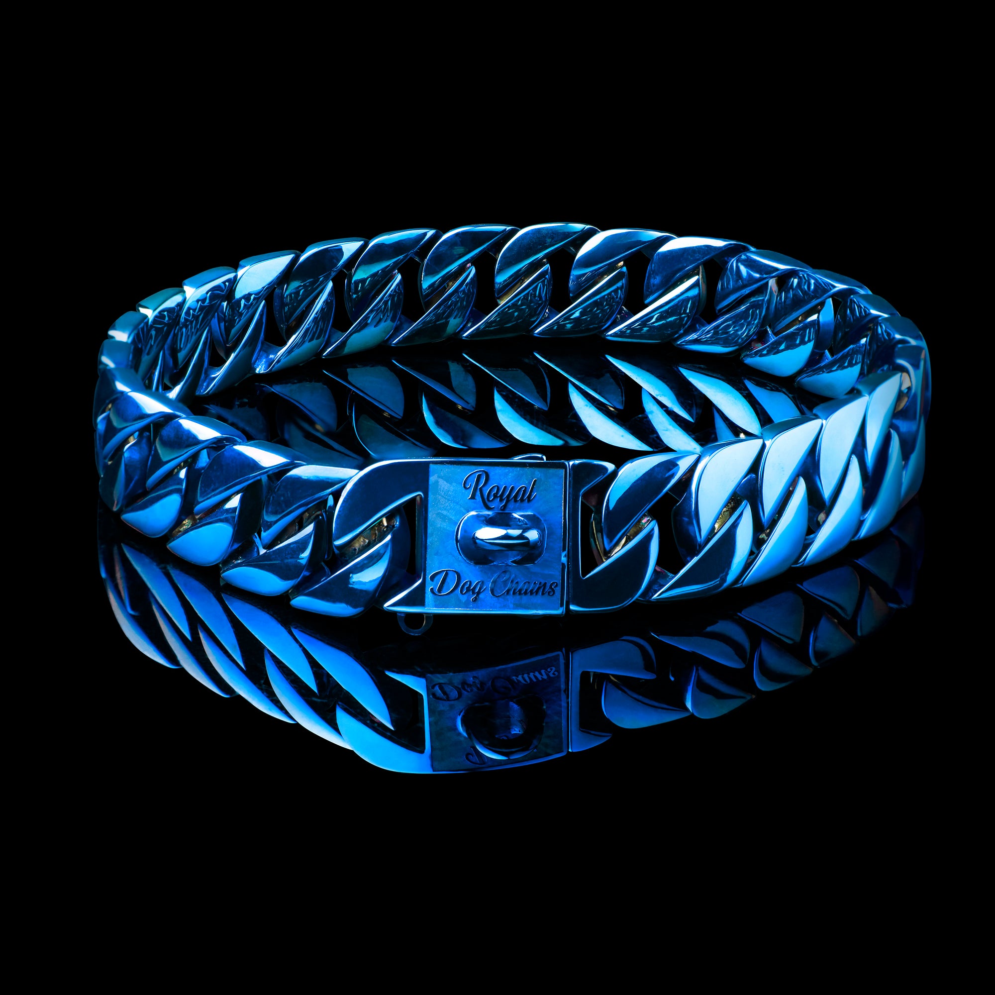 Royal Blue Solid Collar