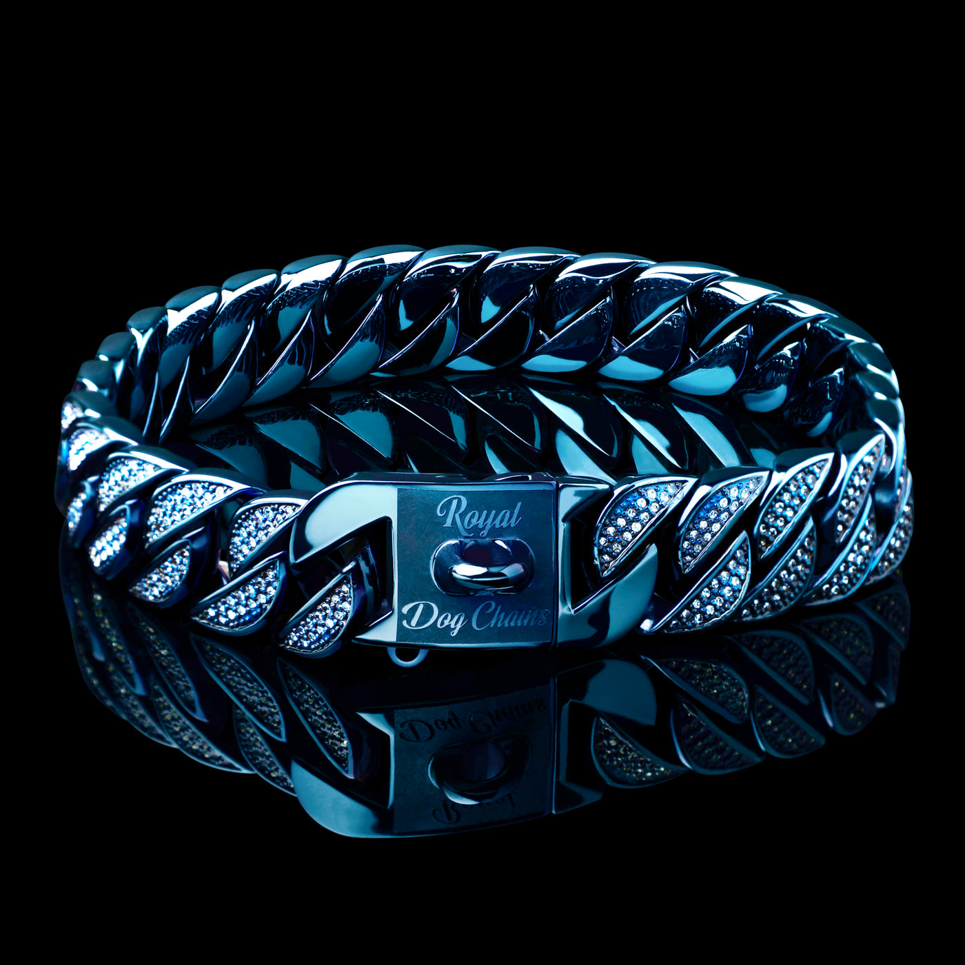 Royal Blue Studded Collar