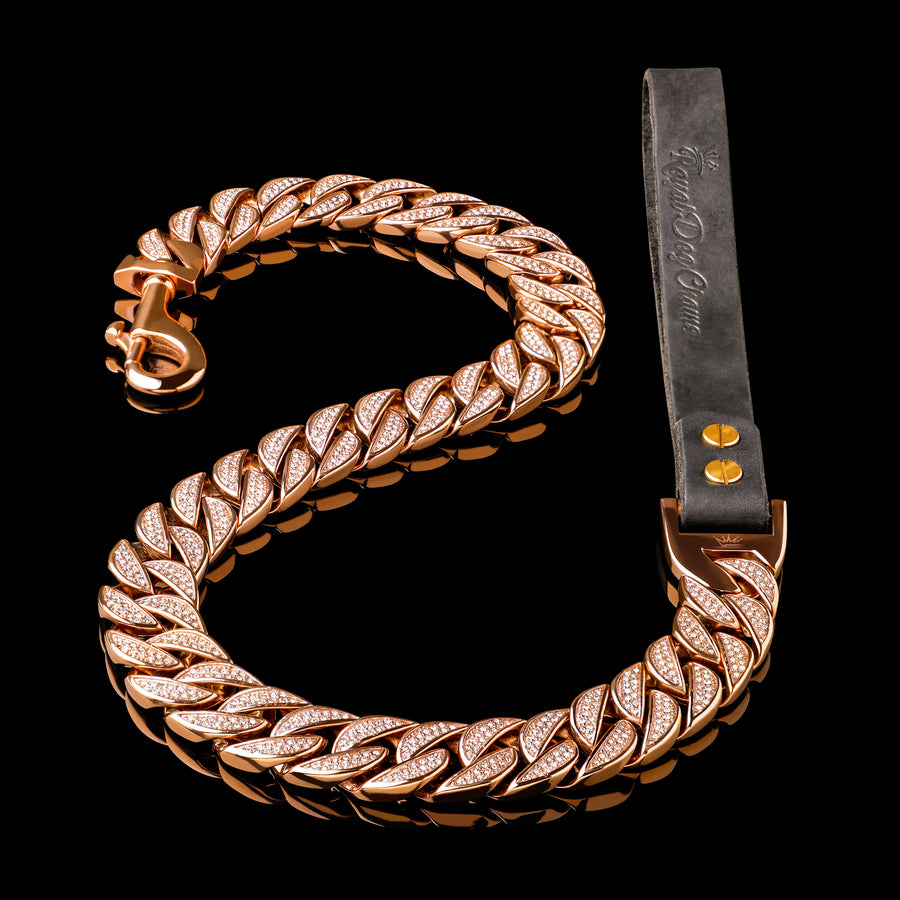 Rose Gold Studded Leash