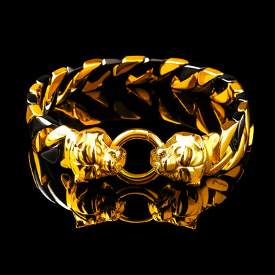 Black/Gold Cuban Collar