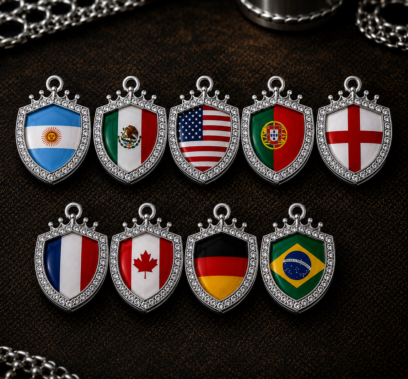 Soccer Flag Pendant Collection