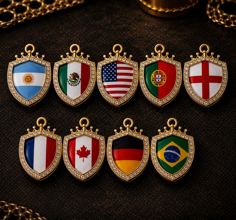 Soccer Flag Pendant Collection